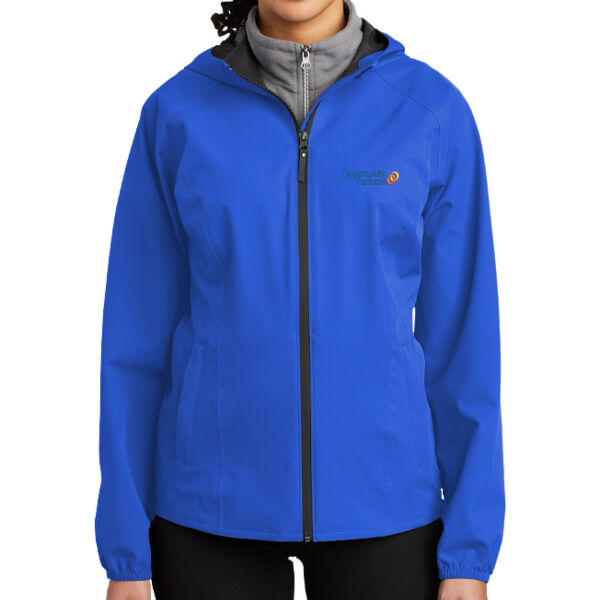 Opportunity Partners - Ladies Essential Rain Jacket Thumbnail