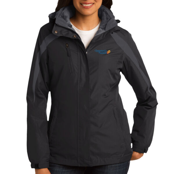 Opportunity Partners - Ladies Colorblock 3 in 1 Jacket Thumbnail